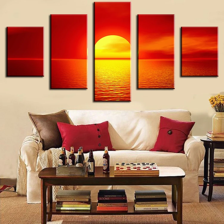 amazing summer sunset Modern Home Wall Decor Canvas Picture Art Print