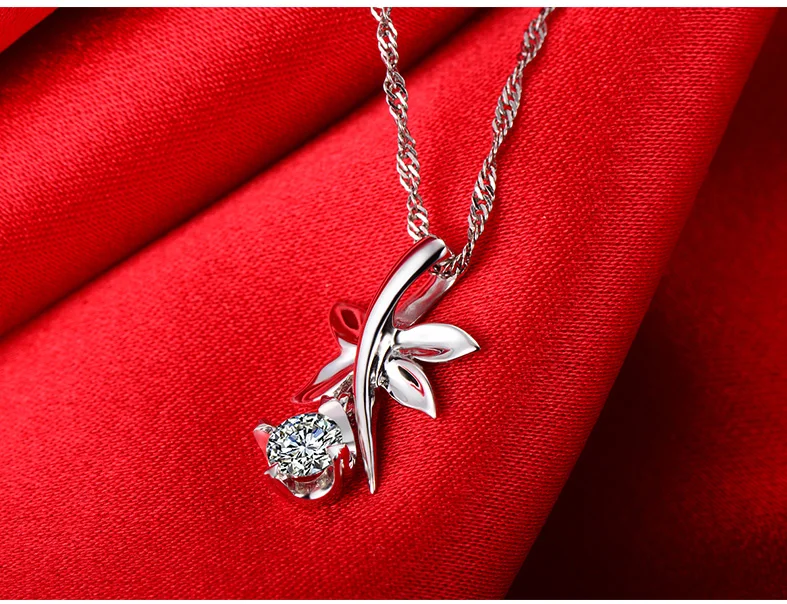 0.28CT Ручной работы 18K золото натуральный алмаз кулон ожерелье для женщин для свадьбы, помолвки-Бесплатная доставка DHL