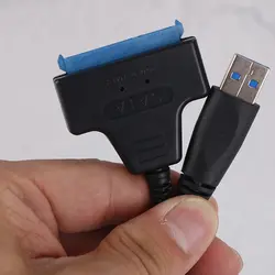 USB 3,0 SATA 3 кабель Sata к USB адаптер до 5 Гбит/с Поддержка 2,5 дюйм(ов) ов) внешний SSD HDD жесткий диск Sata III кабель