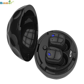 

Binmer Round dot with bin Bluetooth headset wireless charging version twin wireless Bluetooth 4.1 stereo headset for Samsung S10