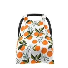 Накидка для кормящих мам с принтом, многофункциональная хлопковая детская коляска, Чехлы, солнцезащитная, ветронепроницаемая муслиновая марля, автомобильные чехлы для сидений