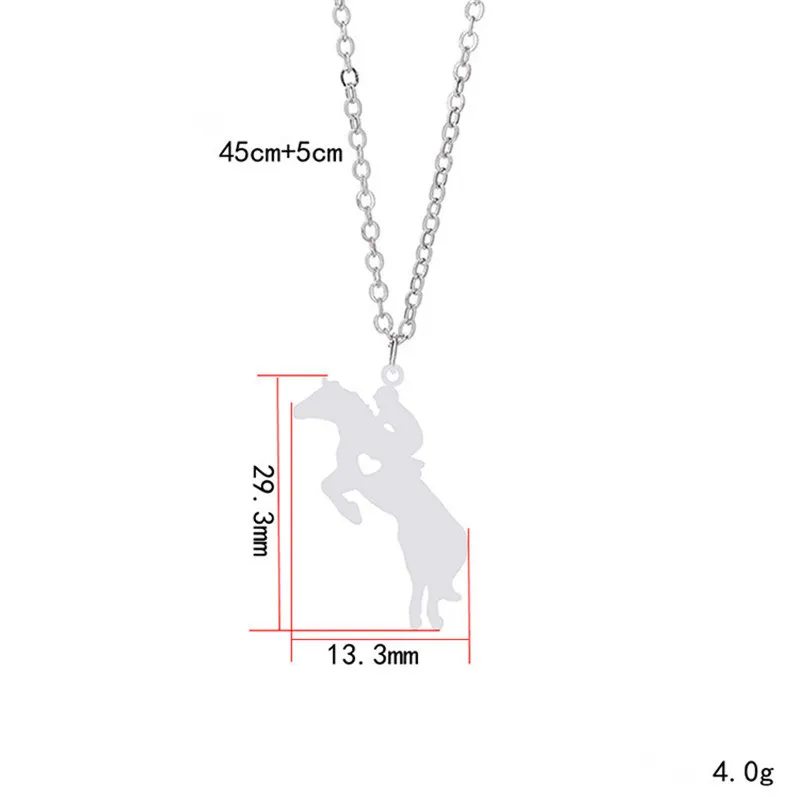 Elfin-2018-Trendy-Horsemanship-Stainless-Steel-Necklace-High-Quality-Horse-Heart-Pendant-Necklace-Women-Fashion-Jewellery