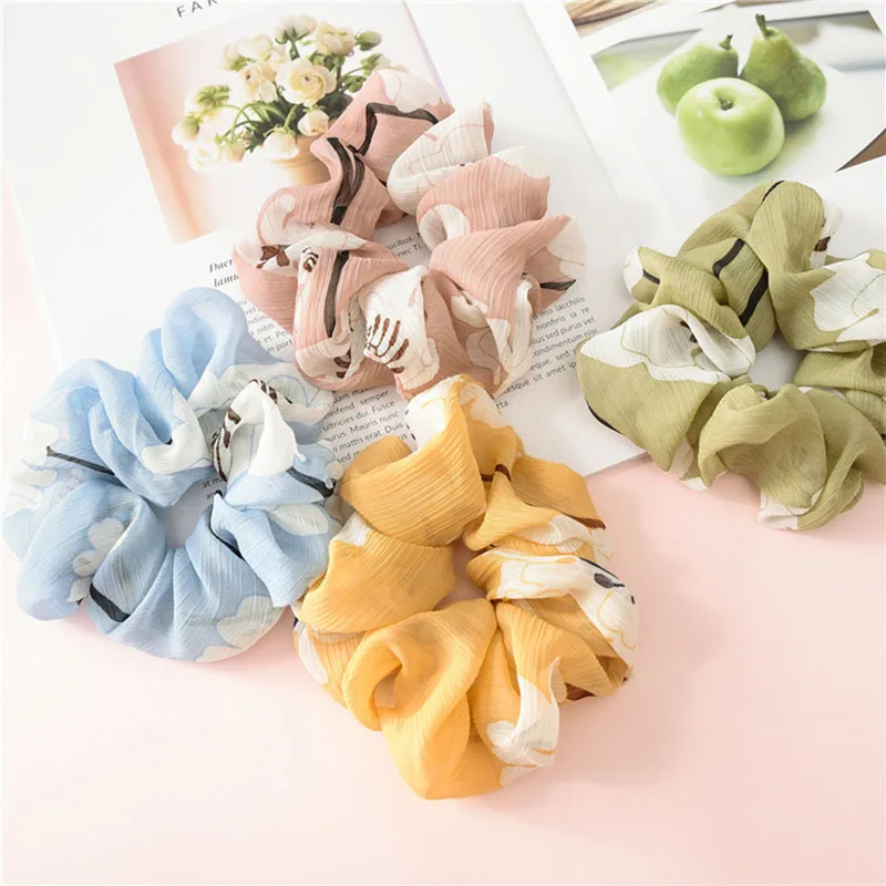 

Hot Spring Summer Design Modis Ponytail Elastic Hair Bands For Women Ladies Boho Scrunchie Head Band Diademas Para el pelo mujer