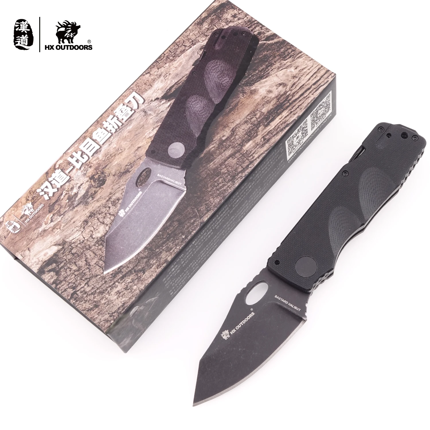 Дешевый HX на открытом воздухе камбала тактические складные лезвия Ножи D2 Нержавеющая nbsp;сталь Отдых на природе Охота Ножи Открытый Инструменты