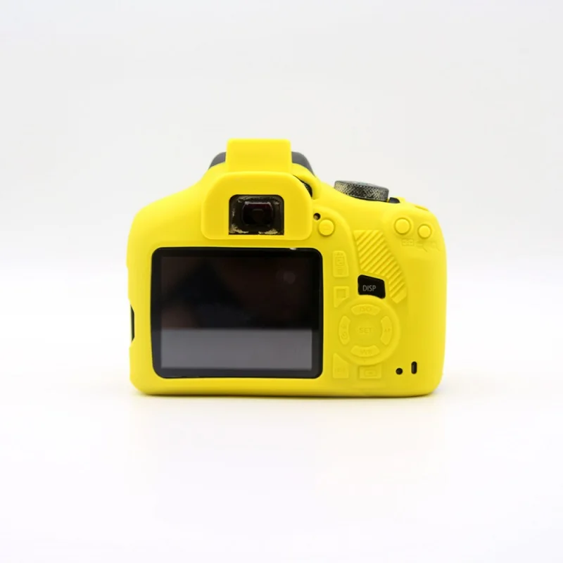 Perfect Home Convenience Durable Soft Silicone Protective Case for Canon EOS 1300D 1500D Durable Color : Yellow