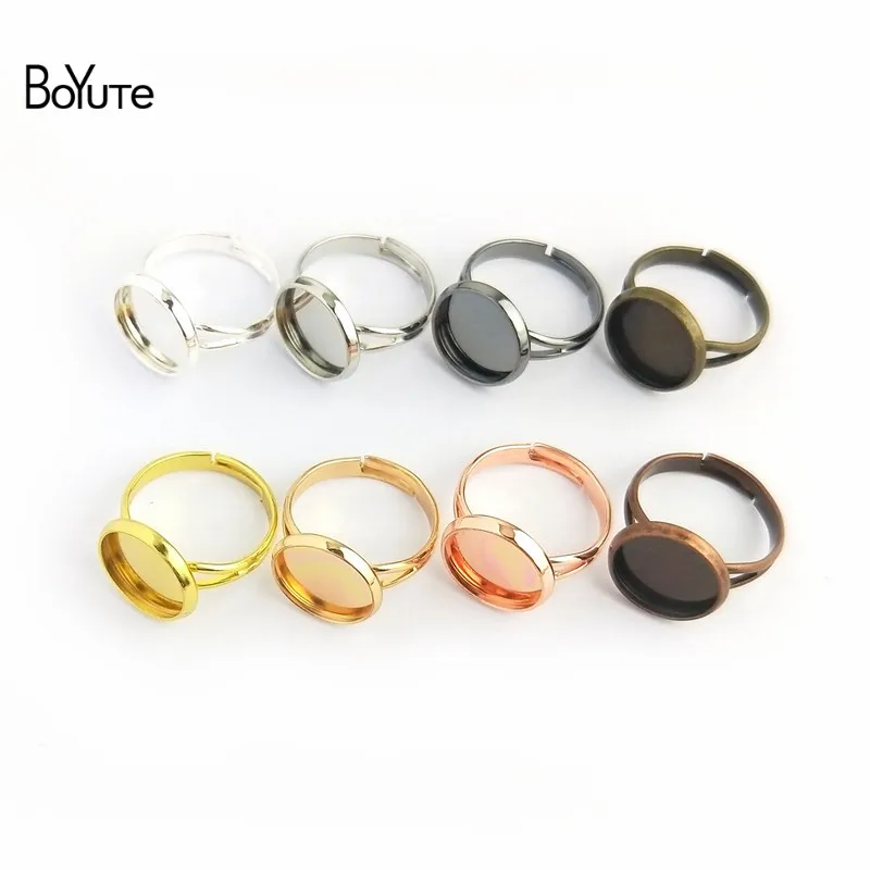 

10mm ring settings antique bronze ring blanks jewelry findings qy527