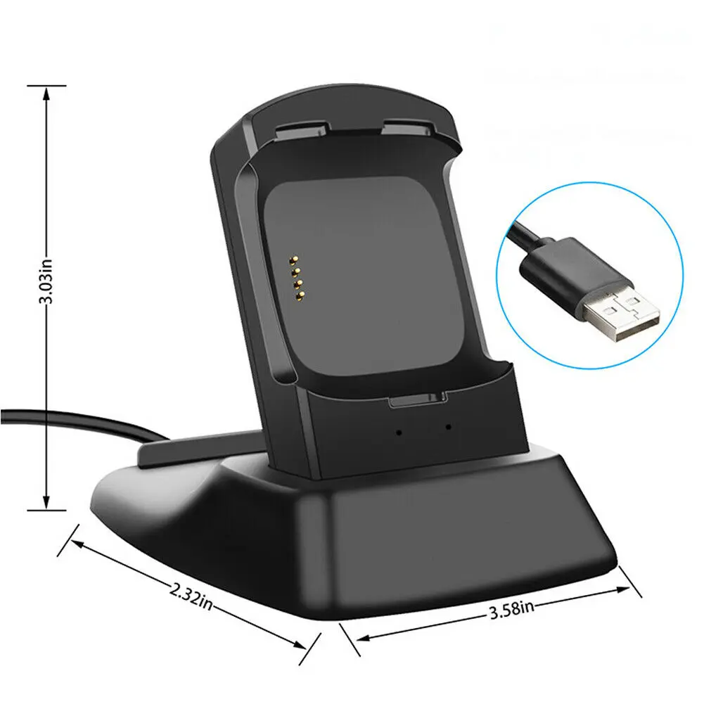 For Fitbit Versa Charger Charging Case Stand Replacement Cradle Dock Accessories For Fitbit Versa Charger Charging Case Stand Replacement Cradle Dock Accessories
