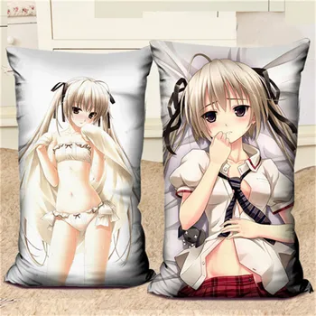 

Amellor 40x60CM Decorative pillows Yosuganosora Cartoon pillow cushion Soft Two-side Printed Kasugano Sora Anime Pillow Gift