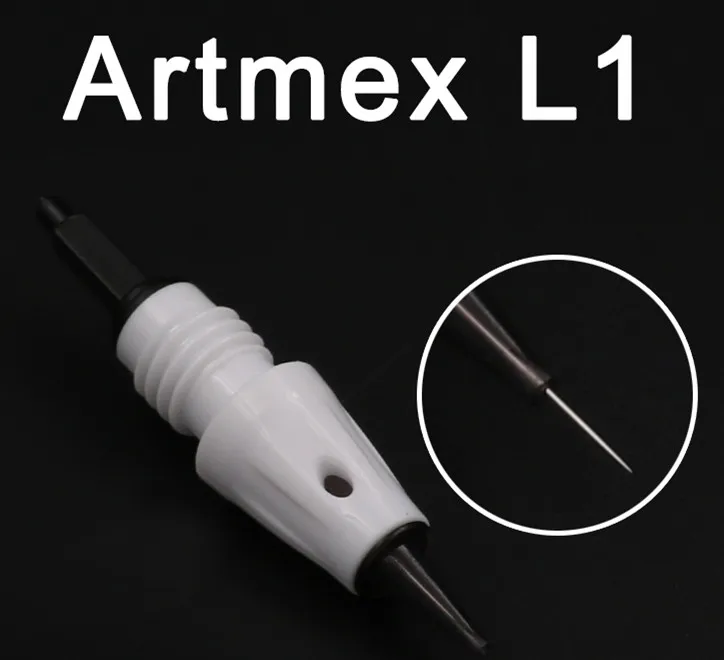 Прямые продажи Artmex V3 микроблейдинг пистолет цифровой Перманентный макияж машина Дерма ручка роторные иглы татуировки красота Искусство оборудование - Цвет: 20pcs-L1