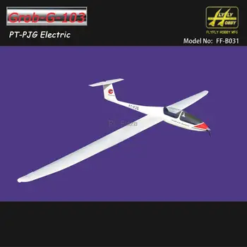 

Grob-G-103 Electric Glider PT-PJG with brake 3000mm ARF with Motor Prop Spinner Esc Servo RC Model Fiberglass Sailplane