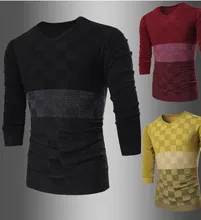 2017 new sweater men spring and autumn skinny sweaters fashion mens pullover sweaters