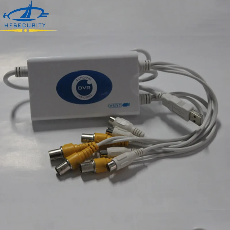 HFSECURITY USB 2 0 DVR Облачное видение 4 канальная видеокарта Захват карта Аудио AV адаптер