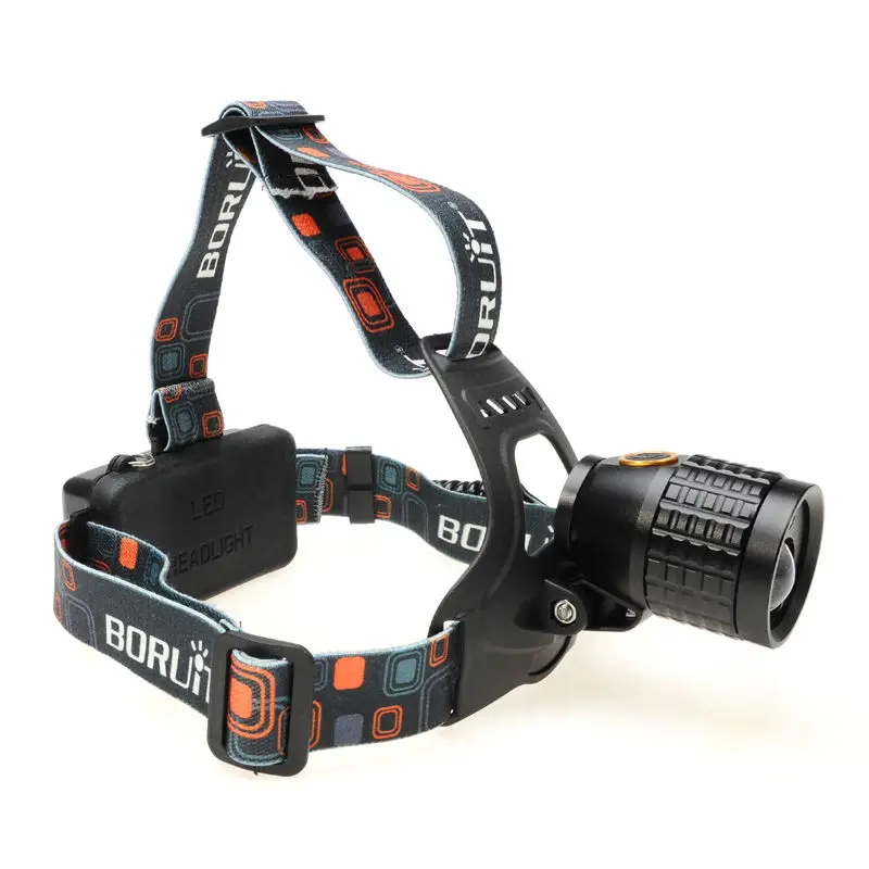 4 Mode Zoom Torch Head light 1800 Lumens Flashlight LED Headlamp with