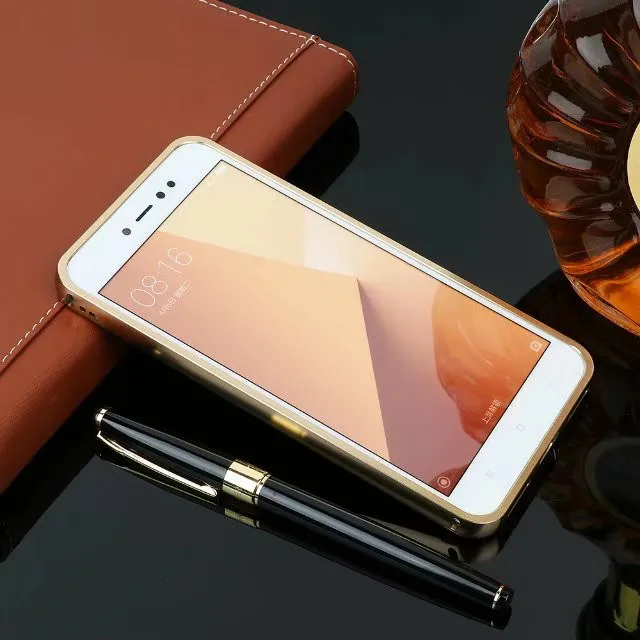 Зеркальные Чехлы для Xiaomi Redmi Note 7 5 Pro 5A Plus 6 6A Y1 алюминиевая рамка + пластиковый