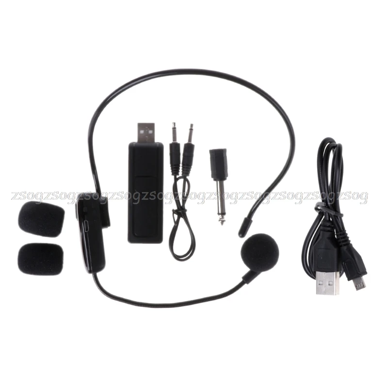 UHF USB Wireless Head-wear Microphone Condenser Mic for Speaker Loudspeaker Jy23 19 Dropship | Электроника