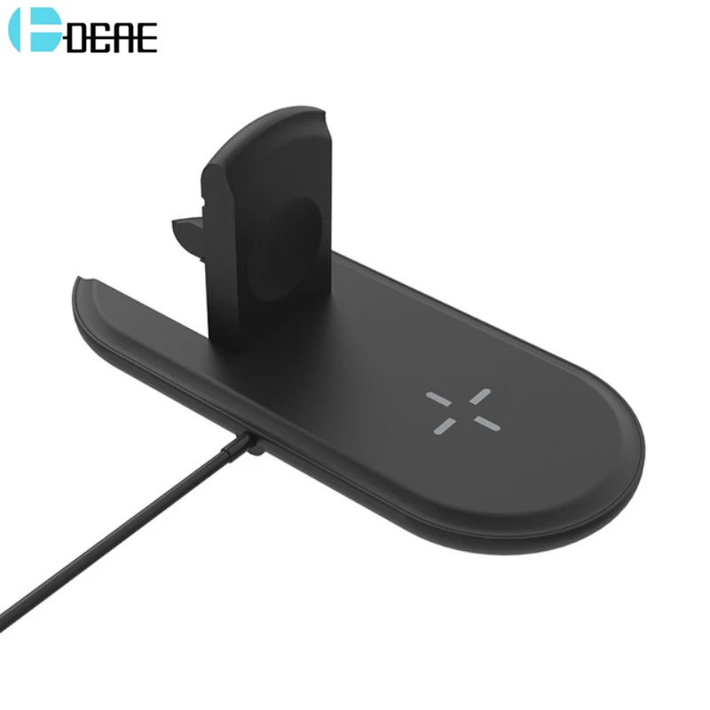 

DCAE Qi Wireless Charger 10W Quick USB Fast Wireless Charging Pad for Apple Watch 2 3 4 for iPhone XS X XR 8 Plus Samsung S9 S8