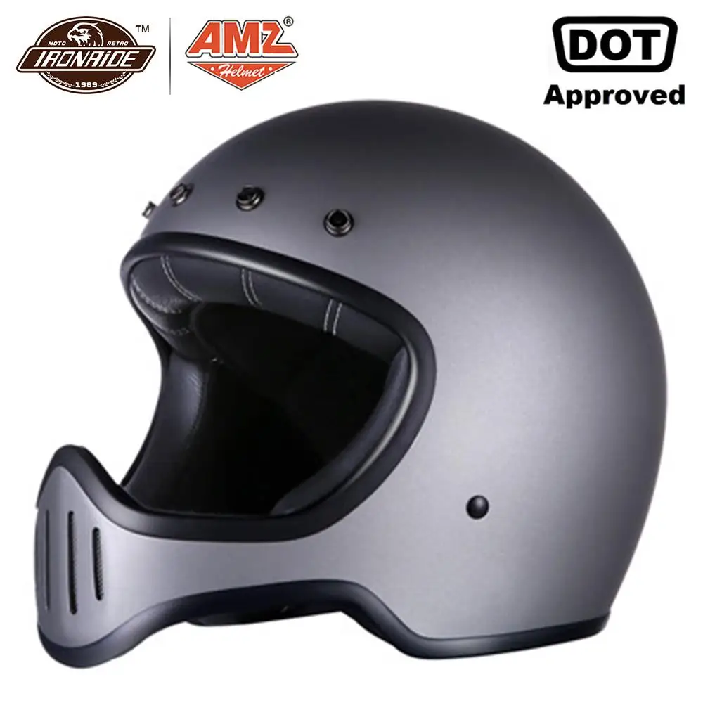 AMZ Moto rcycle шлем из стекловолокна cross casco moto rbike полное лицо cascos para DOT сертификация для