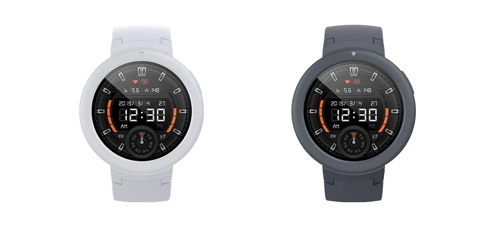 Английские Xiaomi Huami Amazfit Verge Lite gps Смарт часы IP68 1," AMOLED экран 20 дней жизни батареи Verge Lite наручные часы