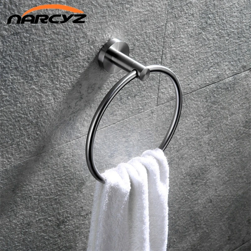 Bathroom bathroom accessories Nickel Color 304 Stainless steel towel