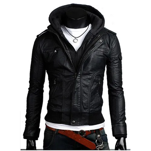 Leather Jackets With Hoodies For Men Leather Jackets With Hoodies For Men