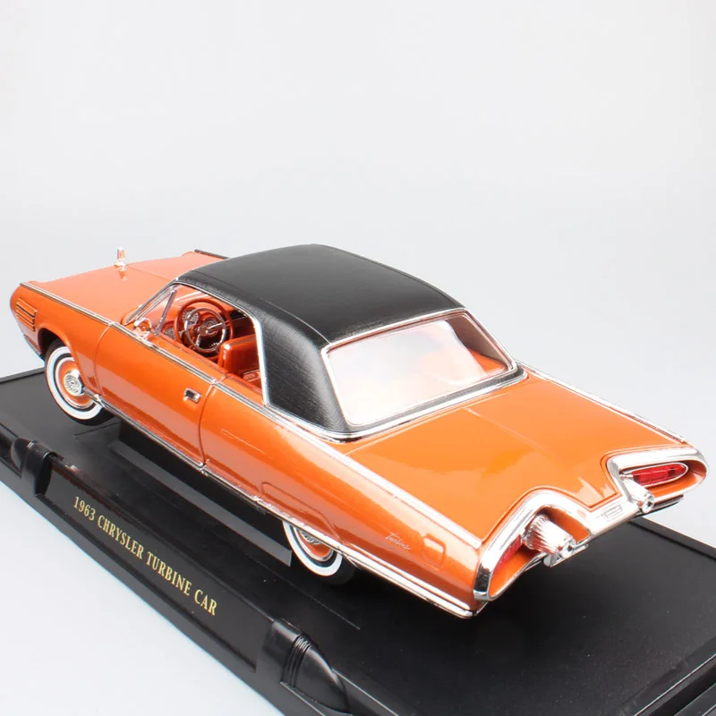 1:18 масштаб Большой классический винтажный люкс 1963 Chrysler турбинный автомобиль концепция Diecasts& транспортные средства модели игрушек подарки для детей