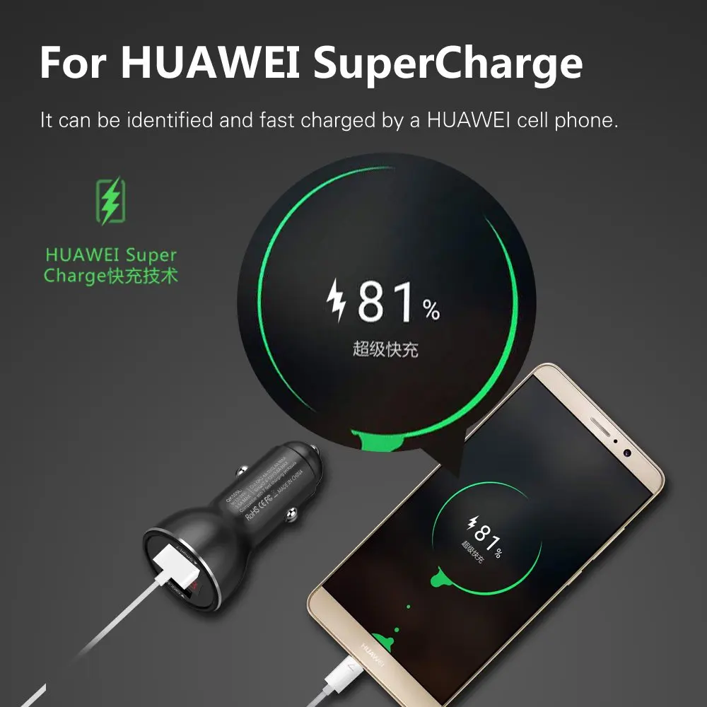 سريع تهمة 3.0 2 ميناء USB سيارة مهايئ شاحن أدائنا لهواوي P30 الموالية زميله 10 9 P10 زائد P20 سامسونج