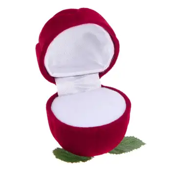 

Creative Ring Jewelry Box Propose Red Rose Engagement Wedding Earrings Ring Jewelry Storage Case Jewelry Organizer Gift