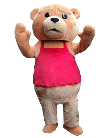 

positive feedback seller new ted costume teddy bear mascot costume Free Shipping