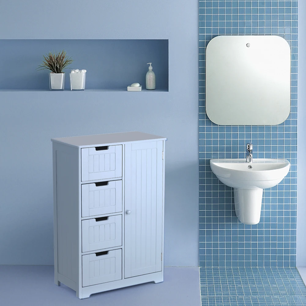 cheap Bathroom Cabinet Toilet Draws Box Bathroom Storage Shelf Toilet Furniture Cupboard Shelf Tissue Cloth Storage Rack Locker