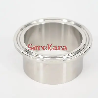 

76mm Tube O/D x 77.5mm Ferrule O/D x 28.6mm Height 304 Stainless Steel Sanitary Weld Ferrule Connector Pipe Fitting