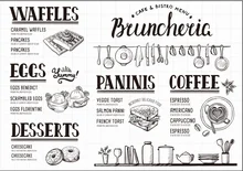 Food menu Transparent Clear Silicone Stamp/Seal for DIY scrapbooking/photo album Decorative clear stamp