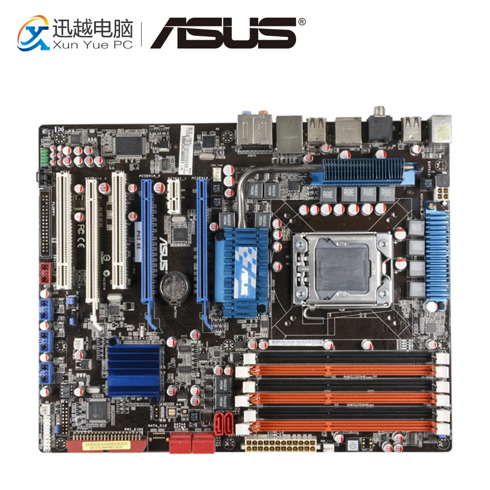 

Asus P6T SE Desktop Motherboard X58 Socket LGA 1366 i7 DDR3 SATA2 USB2.0 24G ATX