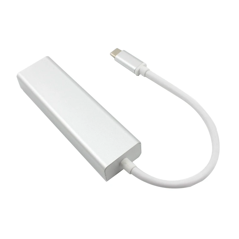 USB 3,1 type C(USB-C) к RJ45 Gigabit Ethernet LAN сетевой адаптер 3,0 USB концентратор