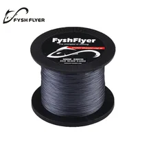 FyshFlyer; 8X-PE супер плетеная леска-300 м(330 ярд) Премиум качество; мощность; крепкий-серый, синий, зеленый, желтый, Радужный