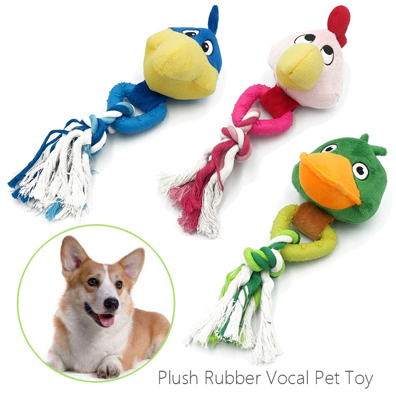

Plush Rubber Vocal Pet Toys Tooth Grinding Bite-Resistant TPR Rubber Dog Toy Squeak Flannelette Toys For Pet Supplies Product