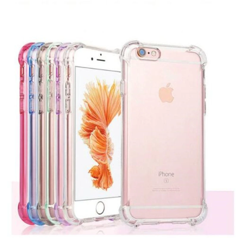 

Airbag Drop Protection Case For iPhone 7 8 XR XS Max Transparent Phone Case Soft TPU Clear Cover For iPhone X 8 7 6 6S Plus Case
