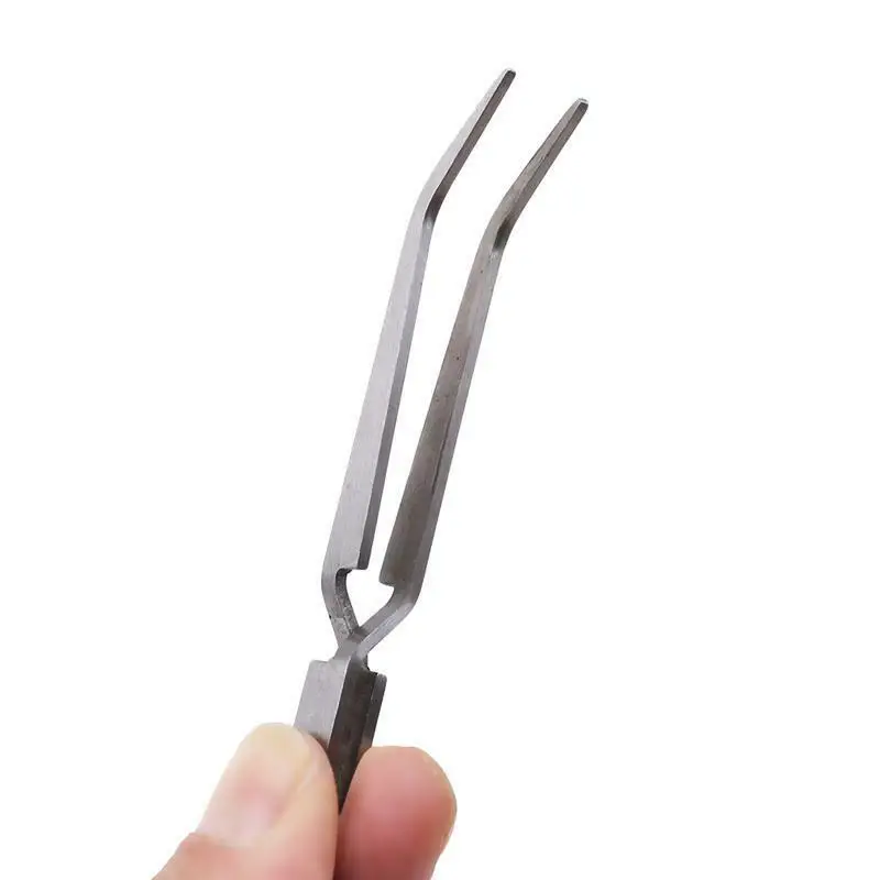 

Cross Lock Stainless Steel Reverse Action Curved Straight Tweezer Acrylic Nail Shaping Tweezers Maintenance Hand Tools