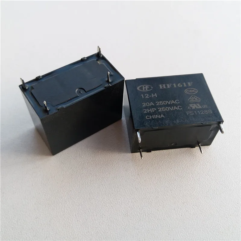 5 шт. HF реле HF161F 12 H 012 250В 20A 4 pin Реле 1NO 12VDC реле|Реле| |