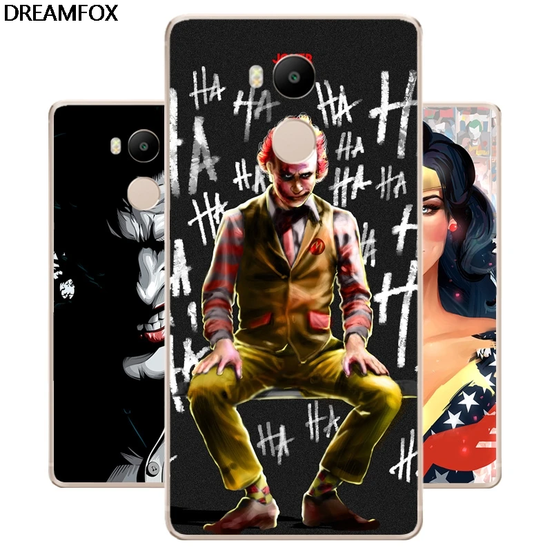 DREAMFOX L591 Joker Wonder Woman Soft TPU Silicone Case Cover For Xiaomi Redmi Note 3 4 5 Plus 3S 4A 4X 5A Pro Global |