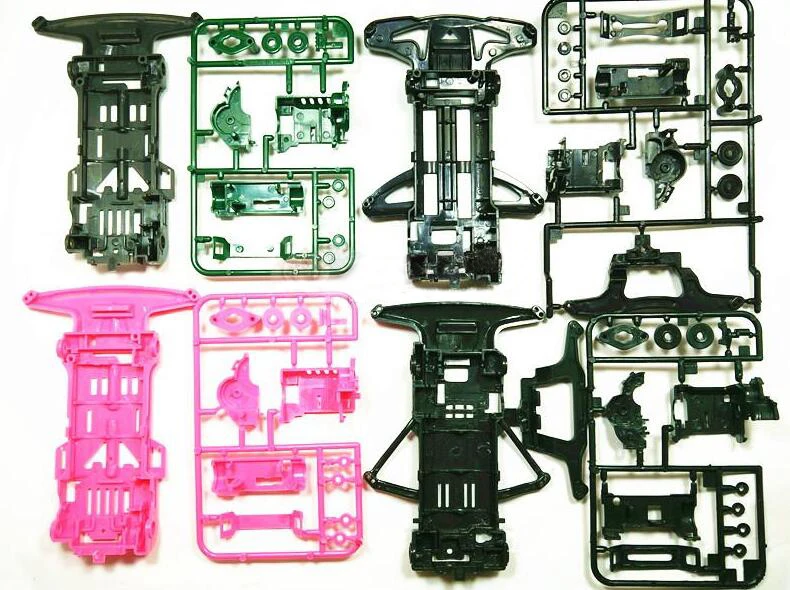 

4 Sets S1/SFM Chassis Old Version Spare Parts for RC Tamiya Mini 4WD Car Model