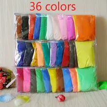 Полимерная глина Playdough легкие мягкие полимера модель магия воздуха сухой Интеллектуальный Пластилин слизь прыжки глины игрушки