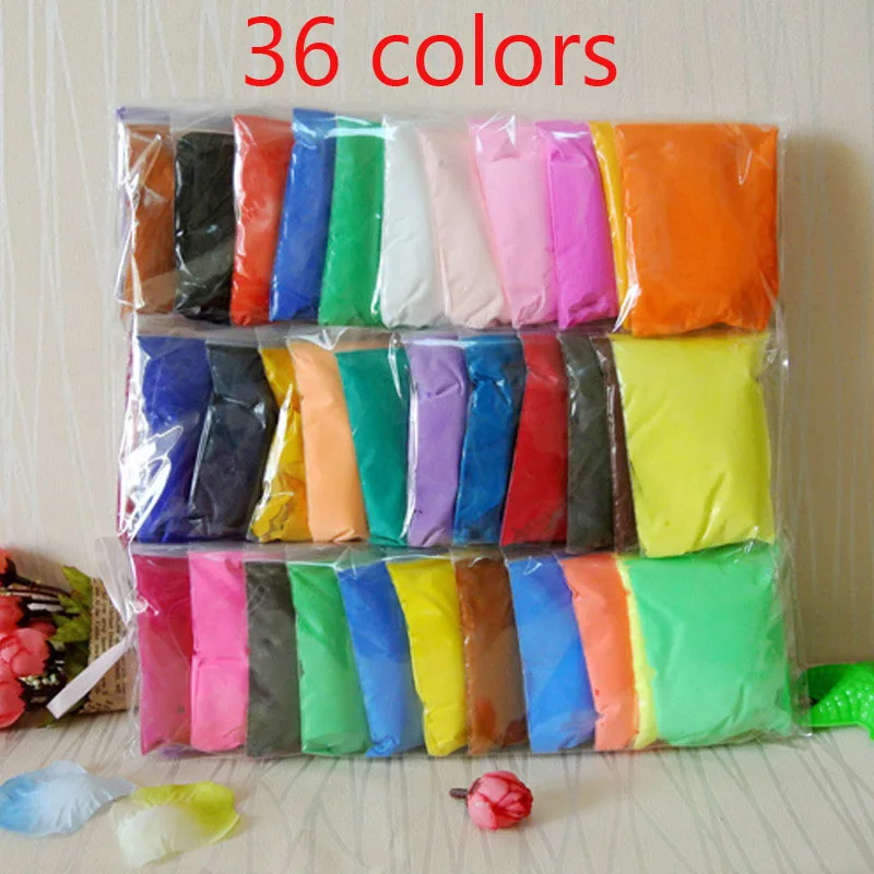 Polymer clay Playdough Light Soft Polymer Model Magic Air Dry intelligent plasticine slime