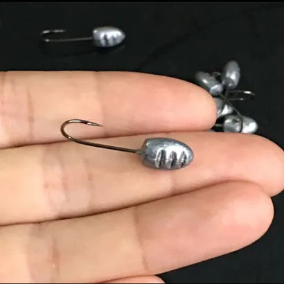 10pcs jig head hook soft bait hooks accessory font b fishing b font lure jig hooks