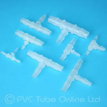 

Aquarium TEE Reducer 4-10-4 mm Tube Connector T Reducer, Plastic Fitting Hose Pipe Fitting, for Medical, Aquarium, Scientific