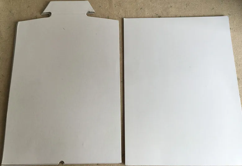 100Pcs Shirt Packing Shirt PacKaging Back Cardboard 350g Shirt Card