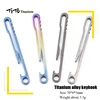 TiTo – porte-clés en alliage de titane, multi-usages, boucle, ouvre-bouteille, ceinture, camping en plein air ► Photo 1/6