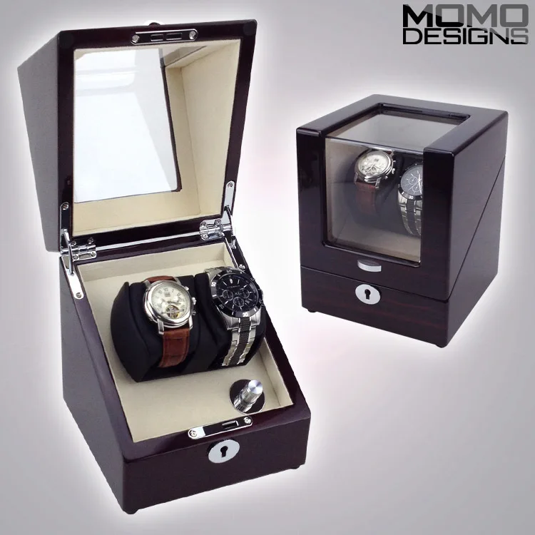 Buy 2+0 slots automatic luxury wooden watch winder