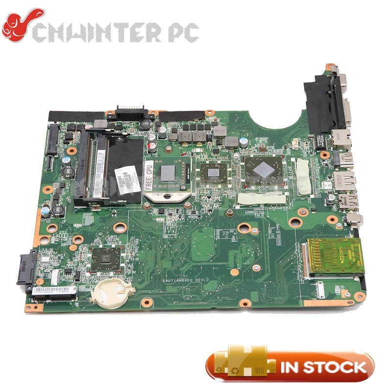 Promotion  NOKOTION for HP Pavilion DV6-1200 DV6-1000 Laptop Motherboard 509450-001 DAUT1AMB6D0 HD4650 DDR2 fr