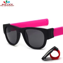 Fold JinCool 2017 Cool Fashion hombres gafas de Sol de La Vendimia Mujeres Shades Gafas de Sol de Espejo oculos S359