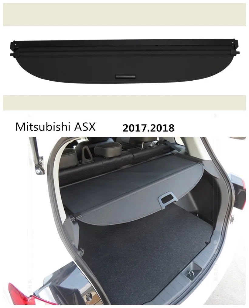 

For Mitsubishi ASX 2017.2018 Rear Trunk Security Shield Cargo Cover High Qualit Auto Accessories Black Beige